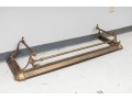 Decorative Crafts Inc Victorian Revival Brass Fireplace Fender 