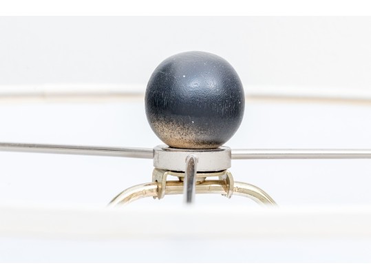 Charming Farmhouse Chic Green Painted Floor Lamp