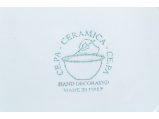 Three Italian White Ceramic Serving Pieces