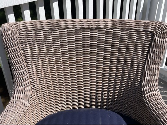 Kingsley-Bate Pair Of Woven Wicker Outdoor Armchairs
