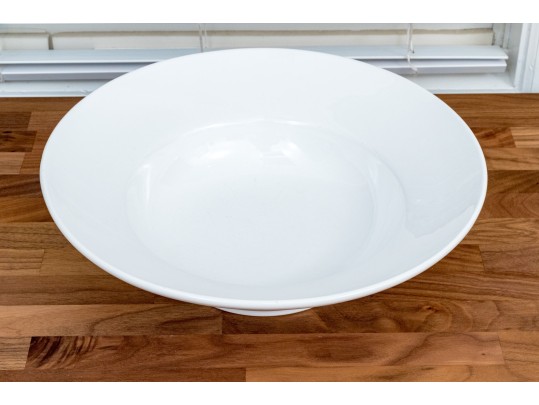 Three Italian White Ceramic Serving Pieces