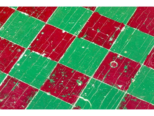 Antique Hand-painted Game Board