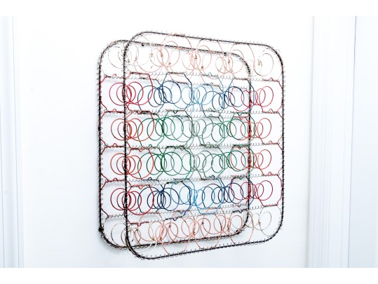 Textural Mixed Media Wall Mounted Sculpture