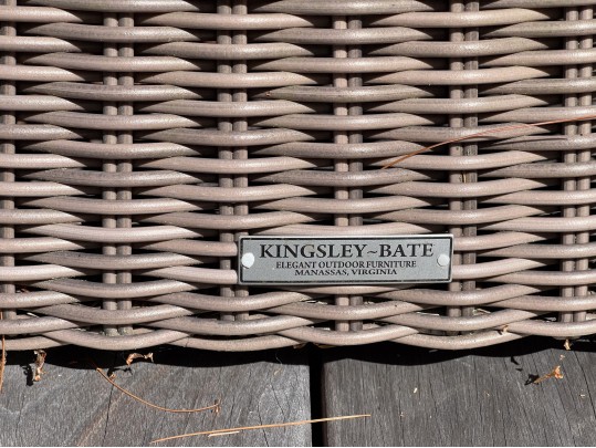 Kingsley-Bate Pair Of Woven Wicker Outdoor Armchairs