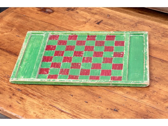 Antique Hand-painted Game Board