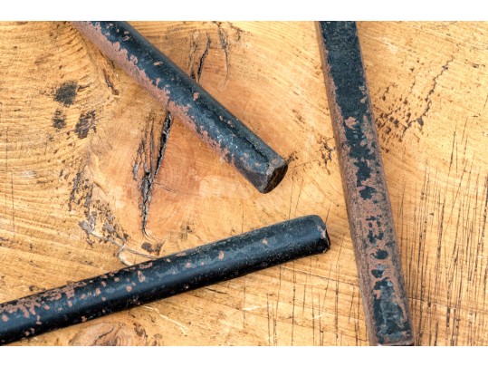 Antique Iron Triangle Dinner Bell