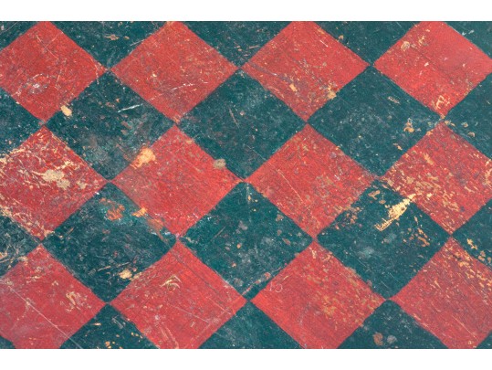 Antique Hand-painted Double Sided Game Board