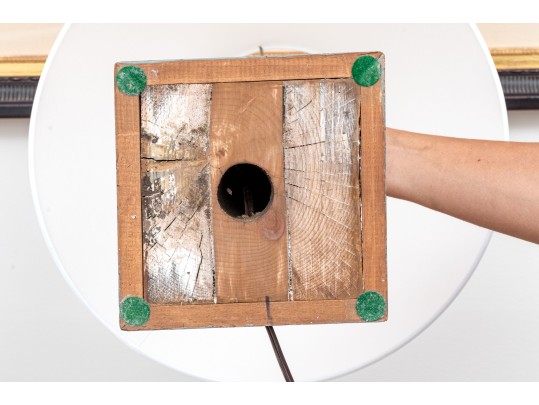 Farmhouse Chic Painted Baluster Table Lamp