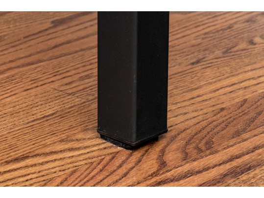 Handsome Industrial Chic Table With Desk Chair