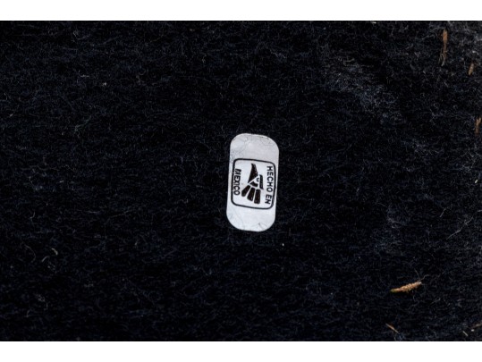 Mexican Ceramic Vase With Natural Reed Arrangement