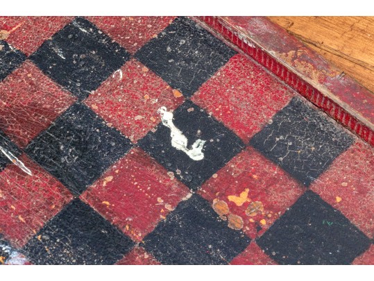 Antique Hand-painted Double Sided Game Board