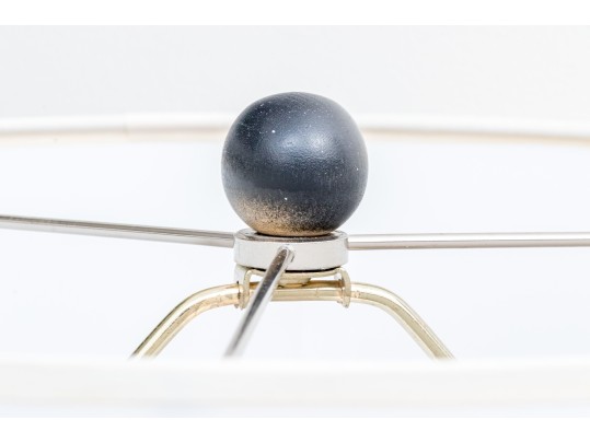 Charming Farmhouse Chic Green Painted Floor Lamp