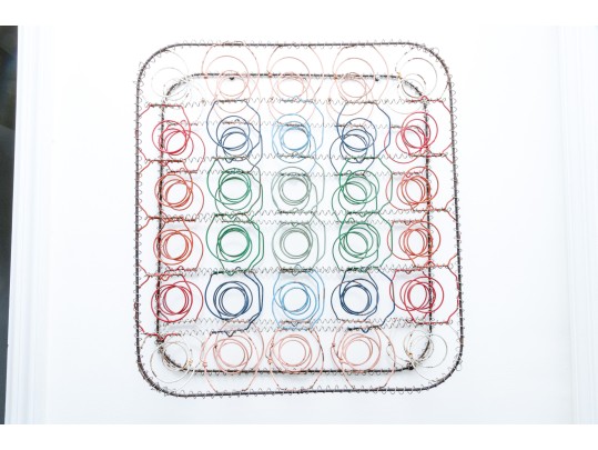 Textural Mixed Media Wall Mounted Sculpture