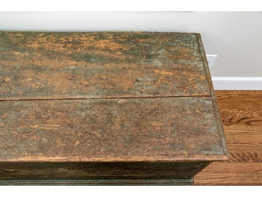 Charming Antique Painted Blanket Chest