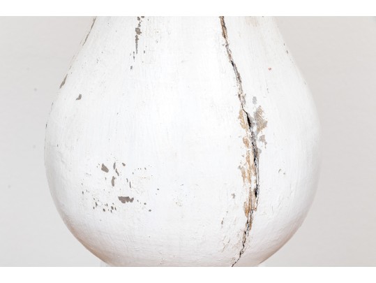 Farmhouse Chic Painted Baluster Table Lamp