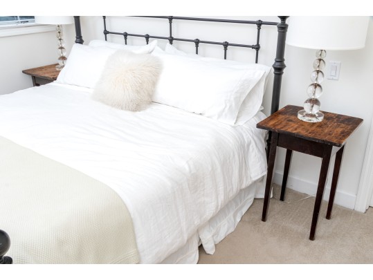 Pair Of Rustic Farmhouse Side Tables