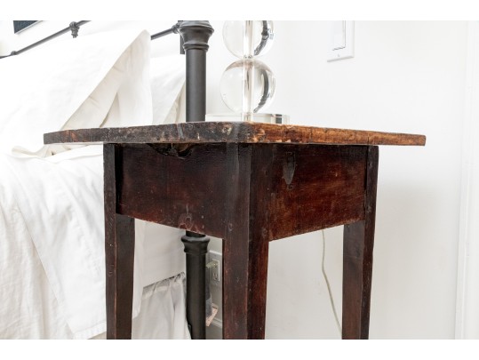 Pair Of Rustic Farmhouse Side Tables