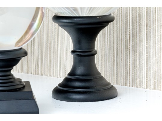 Excellent Tabletop Decor Including Petrified Wood And Crystal Balls