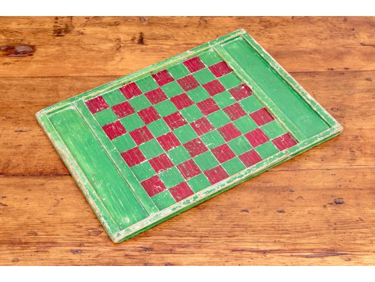 Antique Hand-painted Game Board
