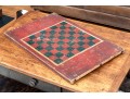 Antique Hand-painted Double Sided Game Board