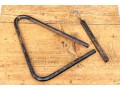 Antique Iron Triangle Dinner Bell