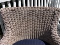 Kingsley-Bate Pair Of Woven Wicker Outdoor Armchairs