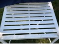 McKinnon And Harris Pair Of White Regency Style Aluminum Patio Chairs