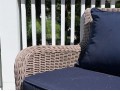Kingsley-Bate Pair Of Woven Wicker Outdoor Armchairs