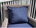 Kingsley-Bate Pair Of Woven Wicker Outdoor Armchairs