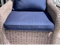 Kingsley-Bate Pair Of Woven Wicker Outdoor Armchairs
