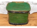Hand-crafted Wood And Iron Lidded Storage Box