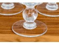 Set Of Ten Stemmed Glass Goblets