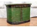 Hand-crafted Wood And Iron Lidded Storage Box