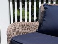 Kingsley-Bate Pair Of Woven Wicker Outdoor Armchairs