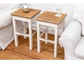 Pair Fabulous French Country Rustic Painted Taborets