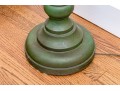 Charming Farmhouse Chic Green Painted Floor Lamp