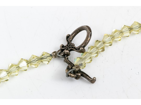 Sterling Silver Colorful Collection Of Contemporary Glass Jewelry, With Complementary Bead Necklace