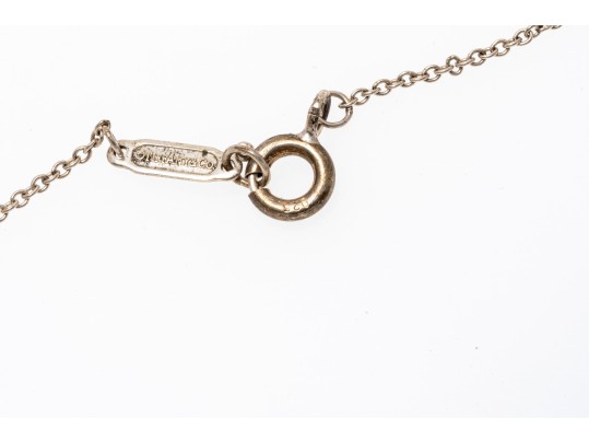 Tiffany And Co. Sterling Silver Nike Award Pendant, With Tiffany Sterling Chain