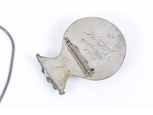 Lot Of Eclectic Sterling Silver Jewelry Pieces, Including Vessel Motifs And A Ball Bracelet