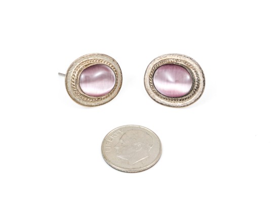 Fun Collection Of Purple Motif Jewelry Including An Amethyst Bead Necklace