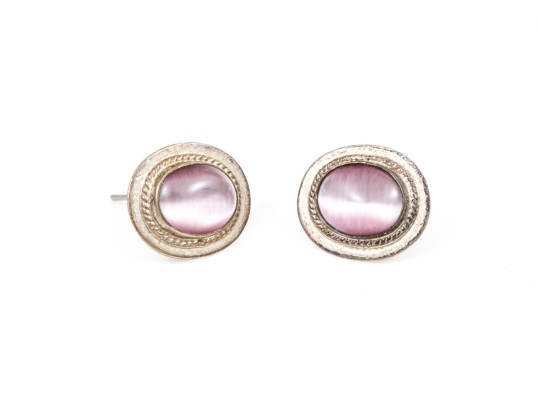 Fun Collection Of Purple Motif Jewelry Including An Amethyst Bead Necklace