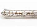 14k Gold Lovely Antique Filigree Bar Pin