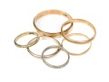 14k Gold Lot Of Assorted Scrap Band Rings, Assorted Sizes, 5.5 Gross Dwt