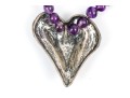 Fun Collection Of Purple Motif Jewelry Including An Amethyst Bead Necklace