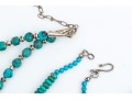 Collection Of Complementary Assorted Turquoise And Howlite Necklaces