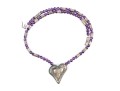 Fun Collection Of Purple Motif Jewelry Including An Amethyst Bead Necklace
