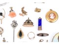 Lot Of Gold Filled Assorted Vintage Jewelry Pieces