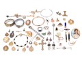 Lot Of Gold Filled Assorted Vintage Jewelry Pieces