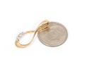 14K And Diamond Infinity Pendant