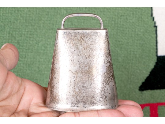 Worden-Munnis Co. (Boston, 1940-1964) Sterling Silver Cow Bell, 4.18 Ozt.